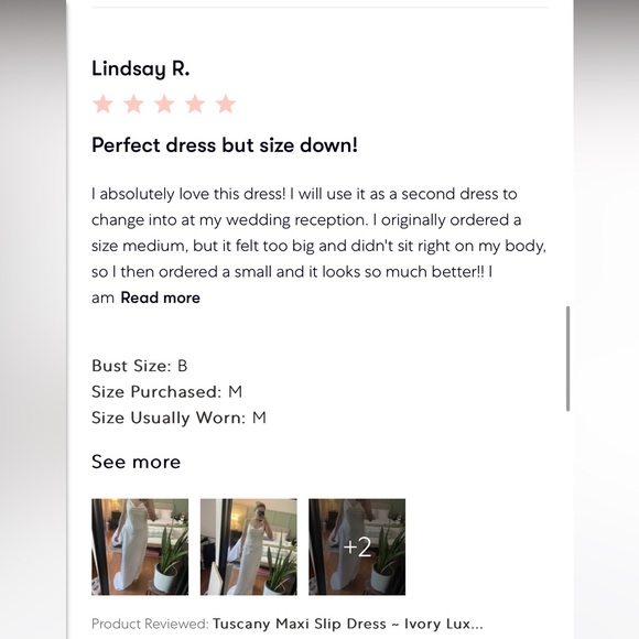 NWOT Show me your Mumu- Tuscany Maxi Slip Dress- Champagne Luxe Satin - Picture 8 of 16